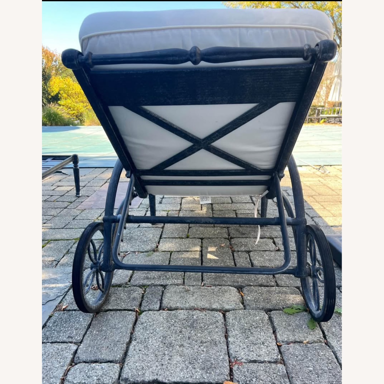 Frontgate Aluminum Chaise Lounge Chairs - image-4