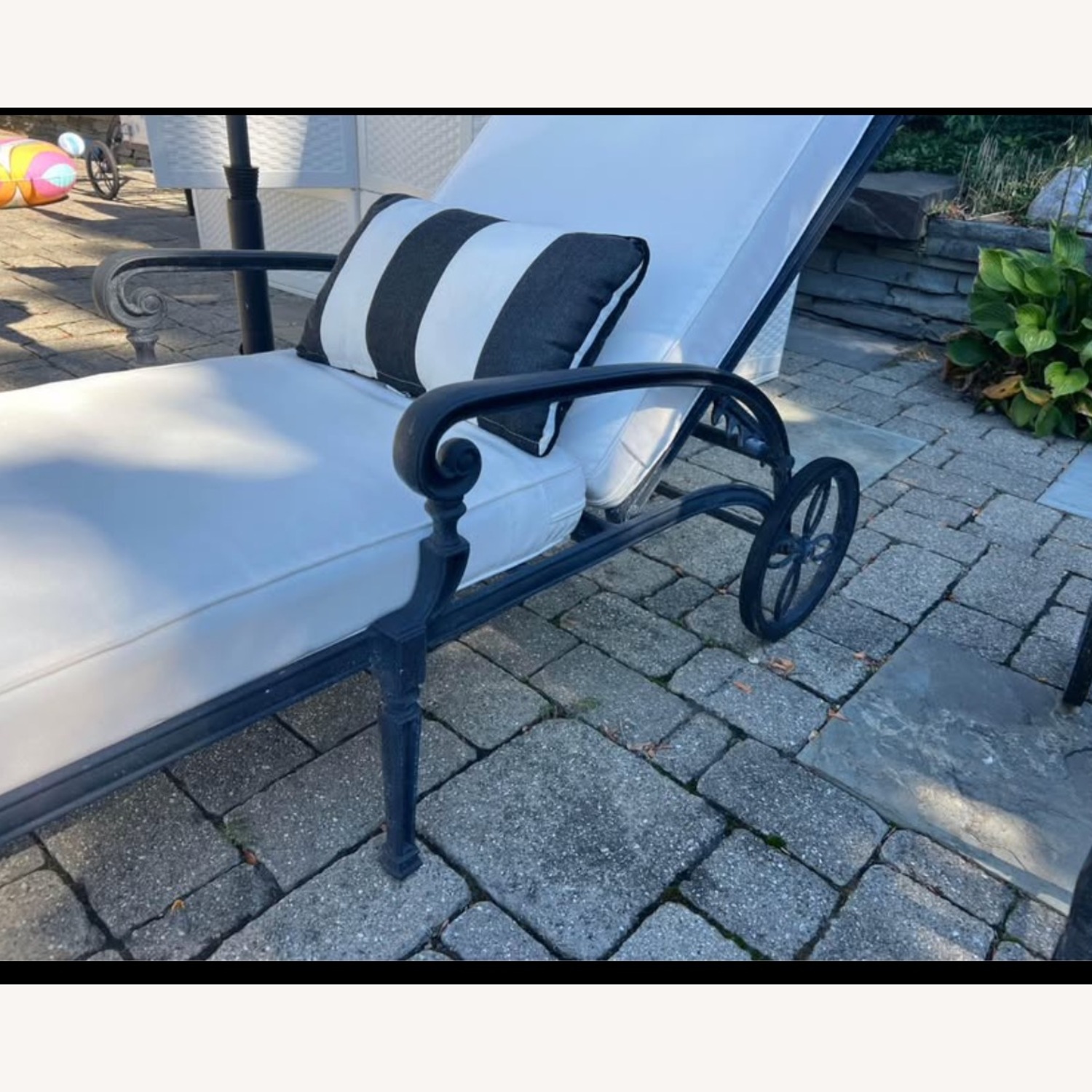 Frontgate Aluminum Chaise Lounge Chairs - image-2