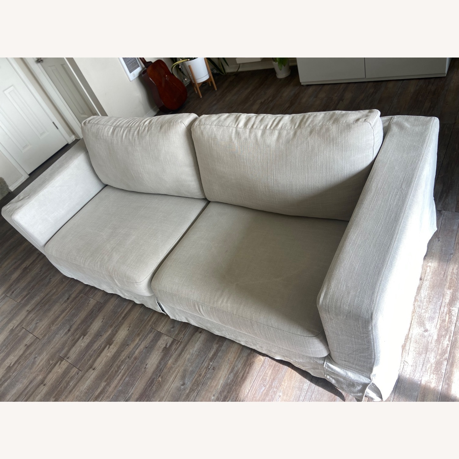 Stone & Beam Sofa Couch Storm Grey - image-6