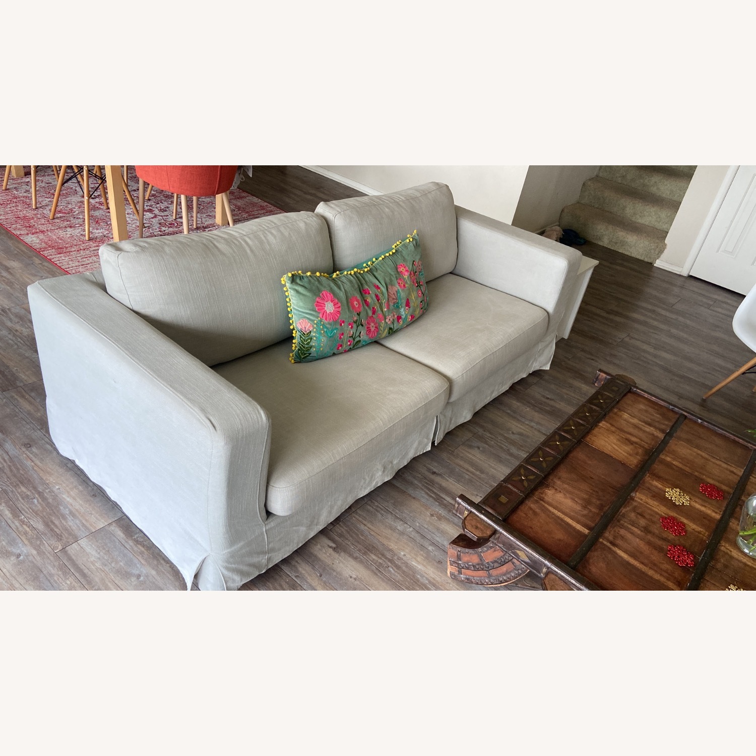 Stone & Beam Sofa Couch Storm Grey - image-5