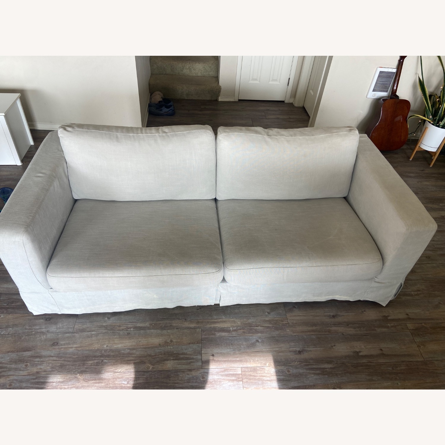 Stone & Beam Sofa Couch Storm Grey - image-7