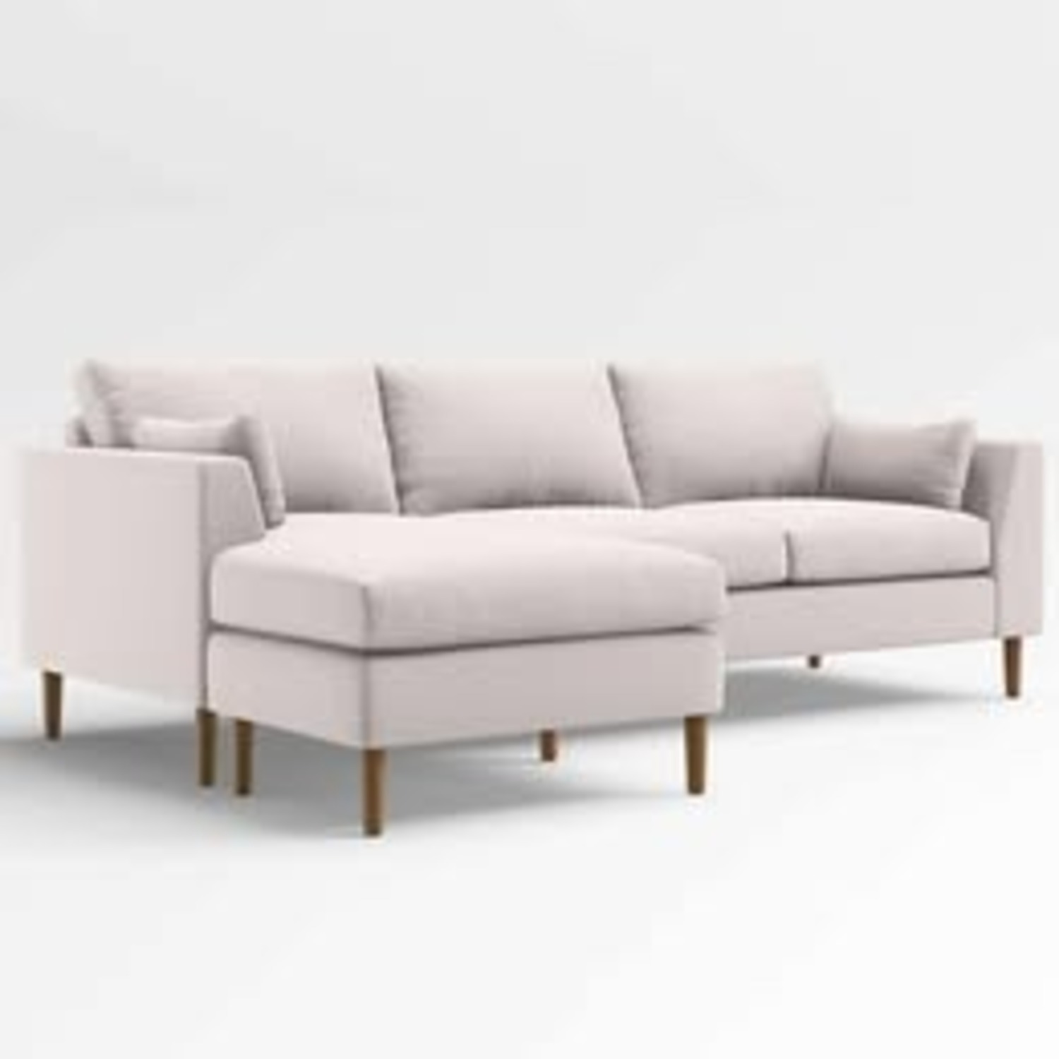 Crate & Barrel Avondale Wood Leg 3-Seat Lounger - image-5