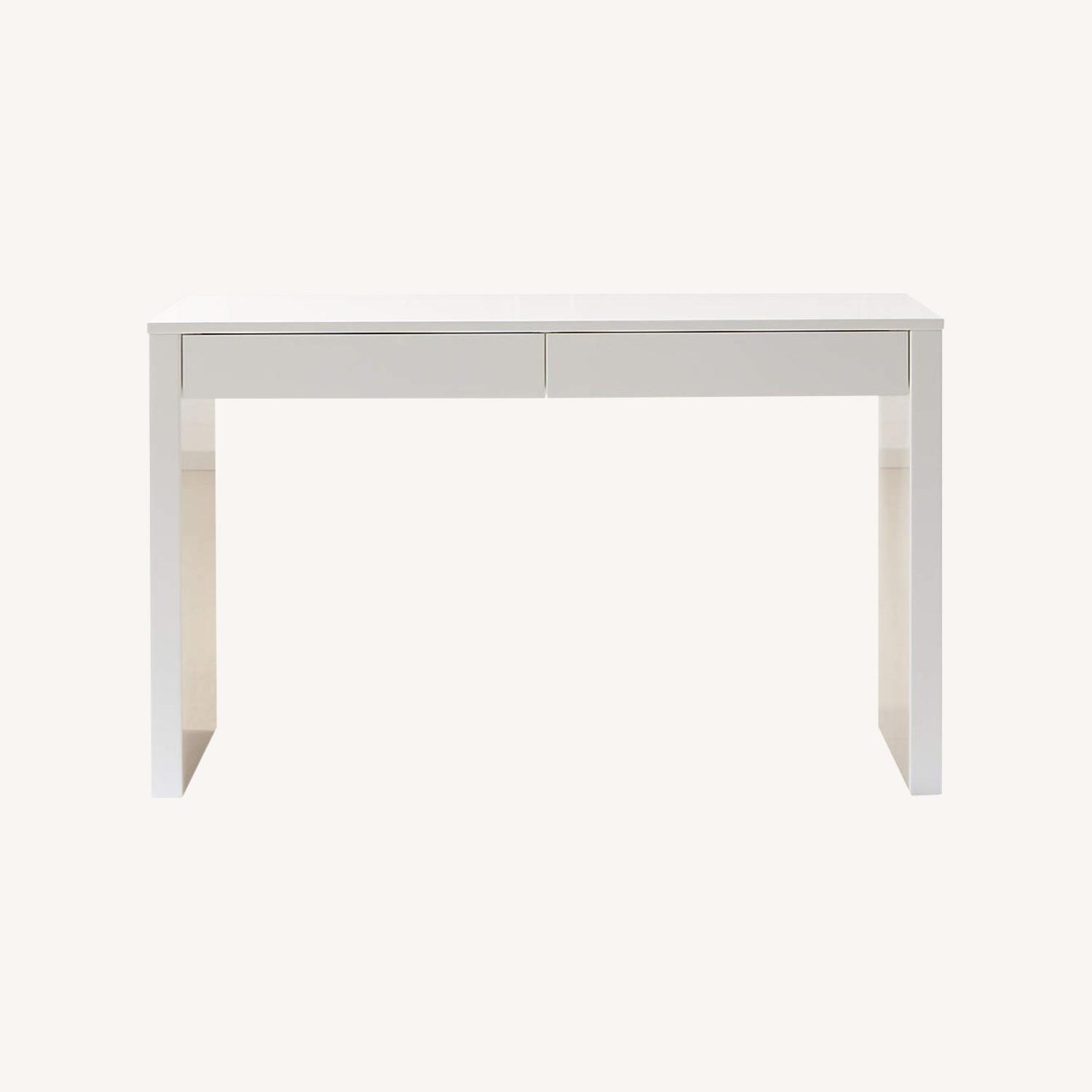 CB2 Runway Lacquered Wood Desk - image-0