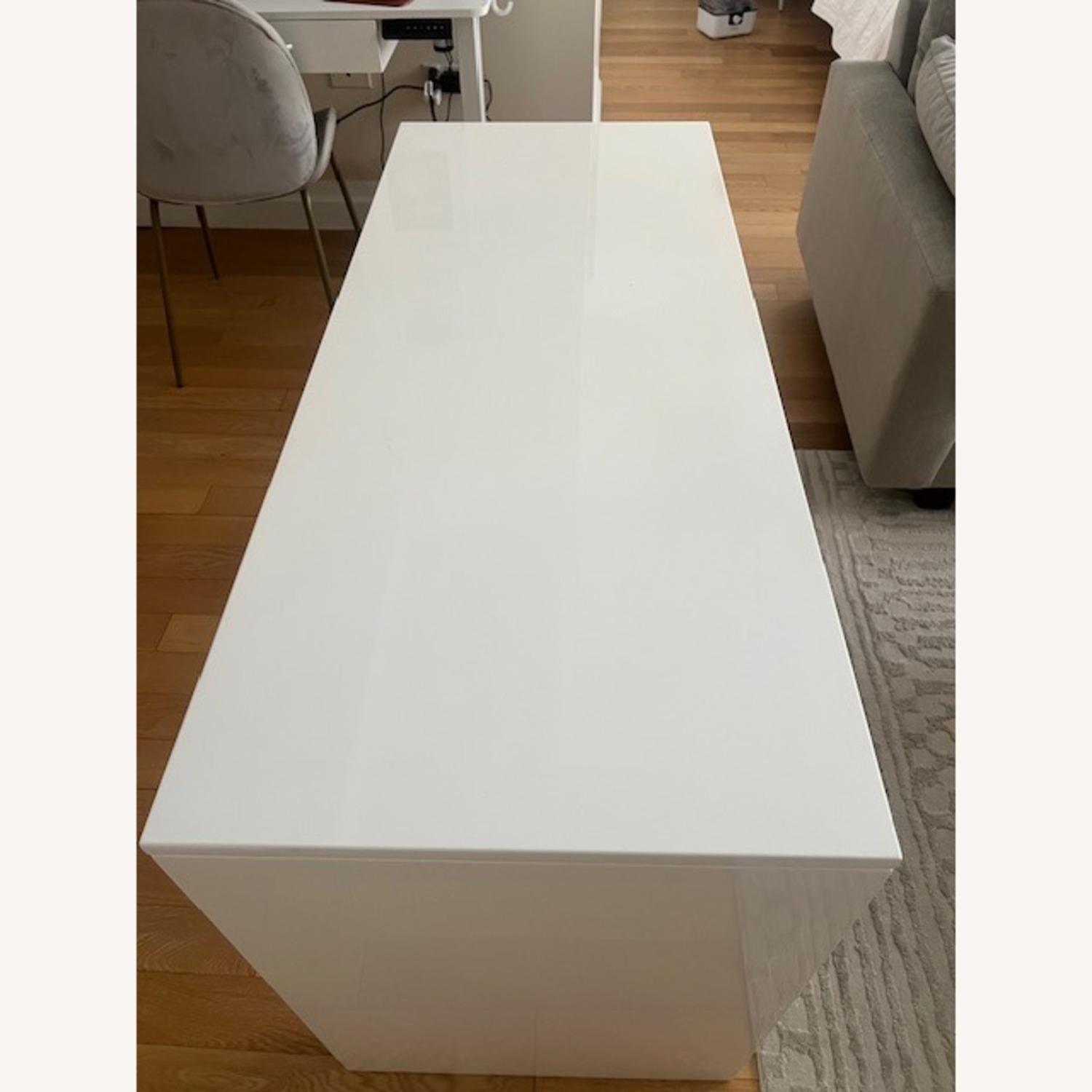 CB2 Runway Lacquered Wood Desk - image-3