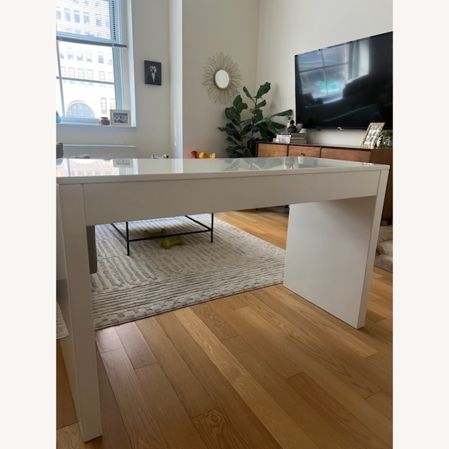 CB2 Runway Lacquered Wood Desk - image-6