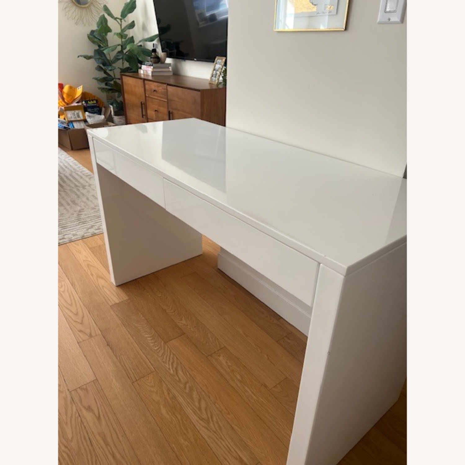 CB2 Runway Lacquered Wood Desk - image-8