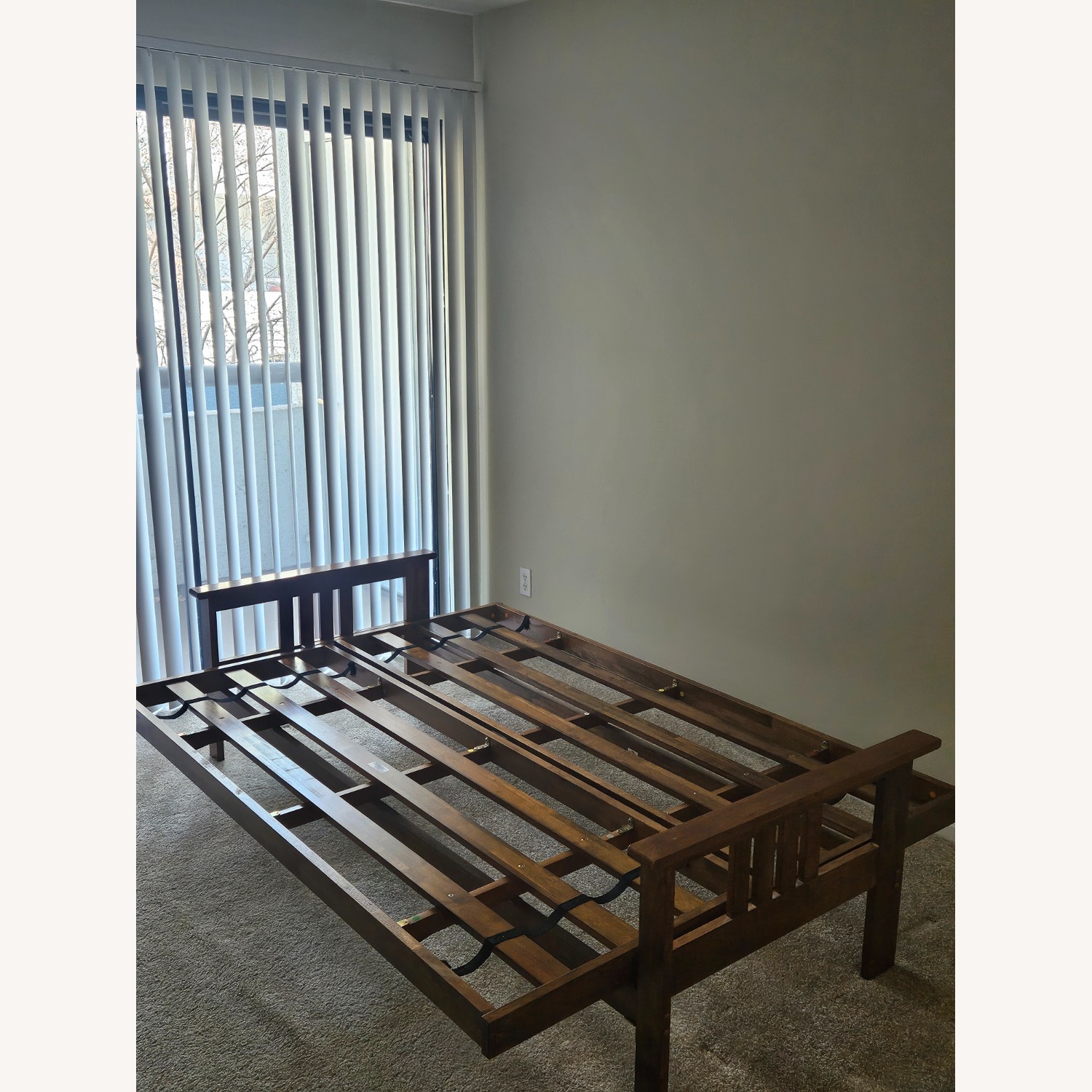 Full Size Futon Frame only - image-1