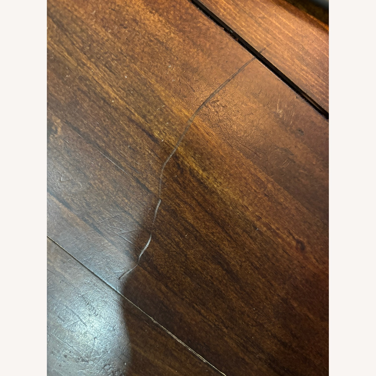 Crate & Barrel Morris 60" Chocolate Brown Desk - image-6