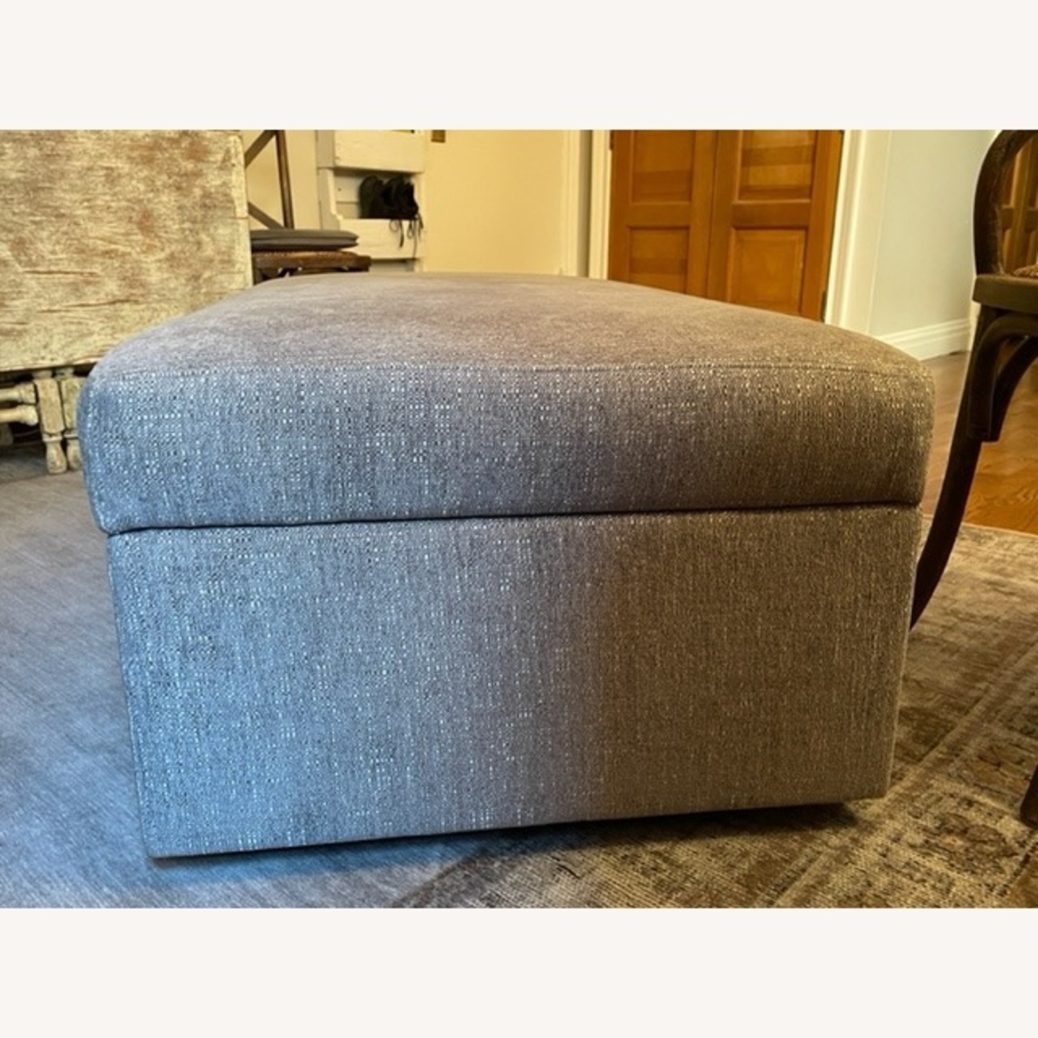 Crate & Barrel Gather Deep Storage Ottoman W Tray - image-15