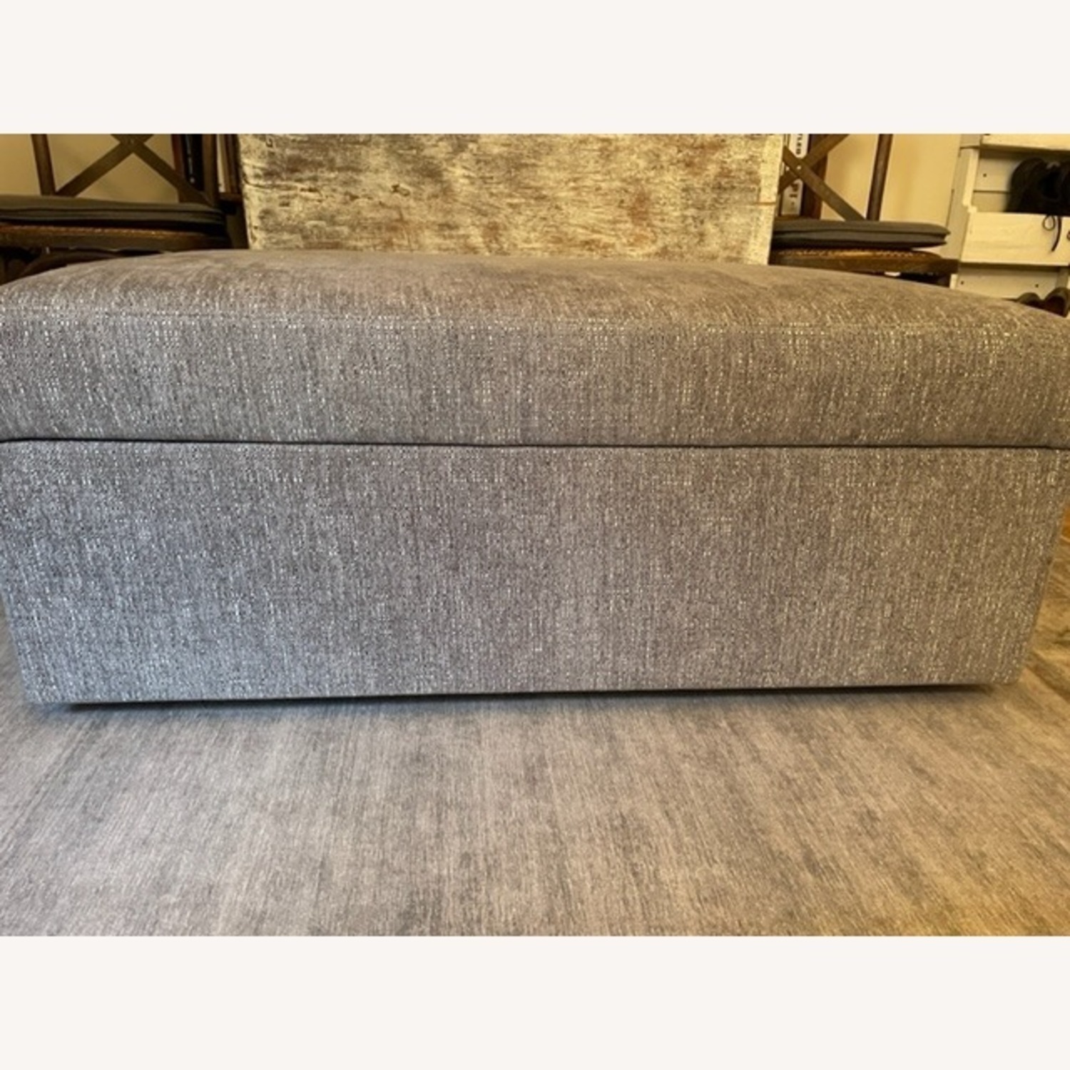 Crate & Barrel Gather Deep Storage Ottoman W Tray - image-16