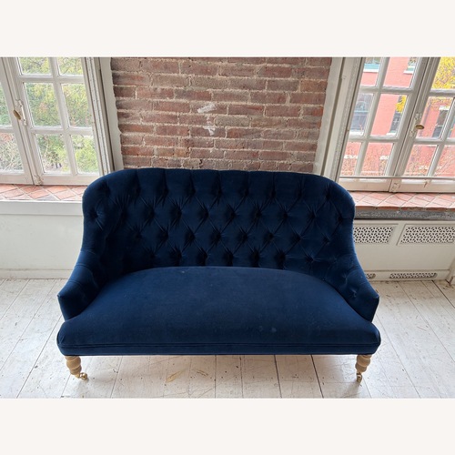 Used Rachel Ashwell Shabby Chic Mabel Loveseat for sale on AptDeco