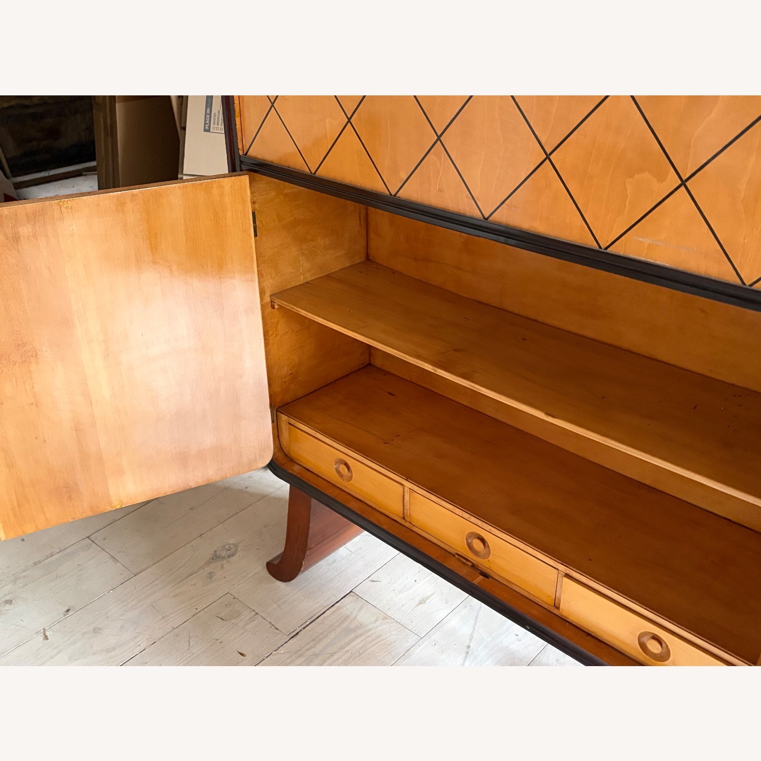 Vintage Walnut Cabinet - image-13