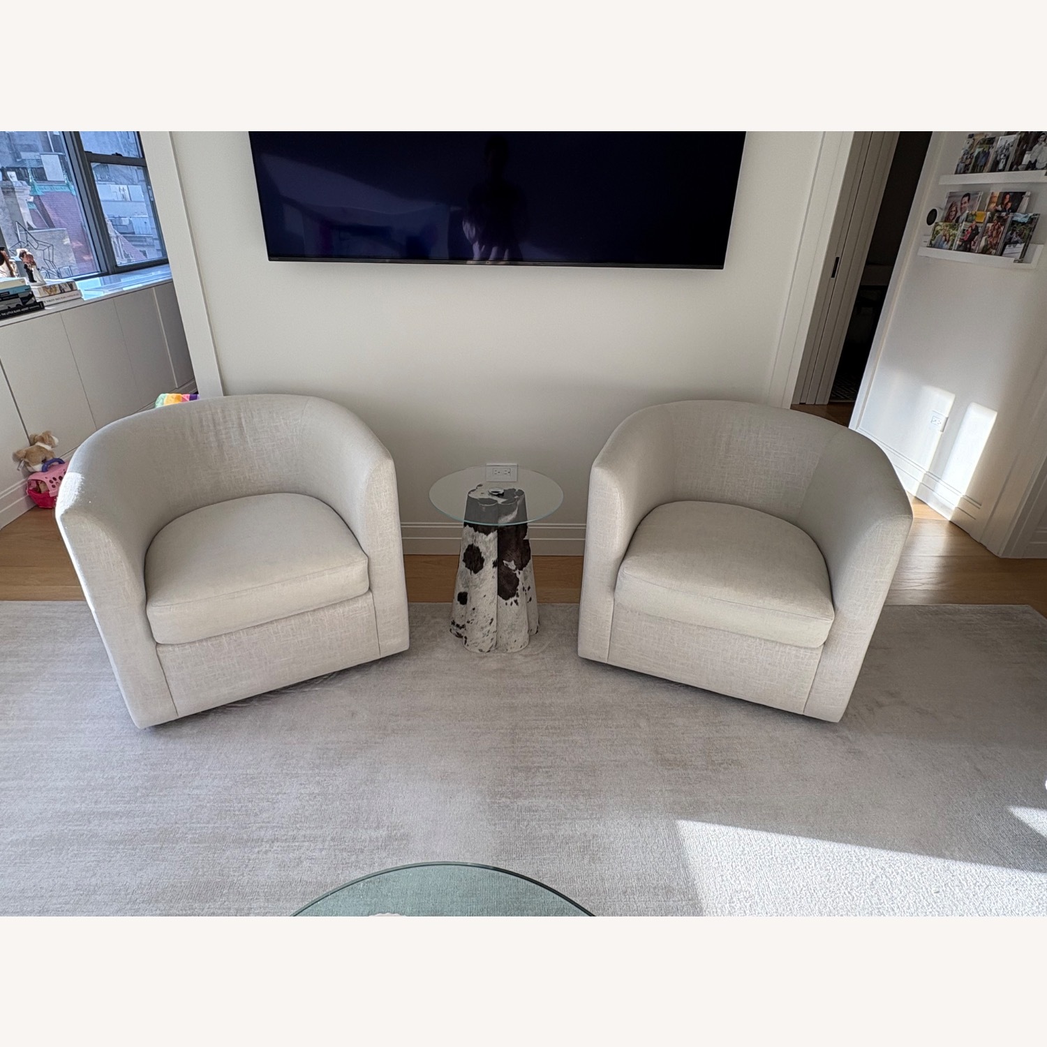 Calvin Klein Swivel Chair Set - image-7