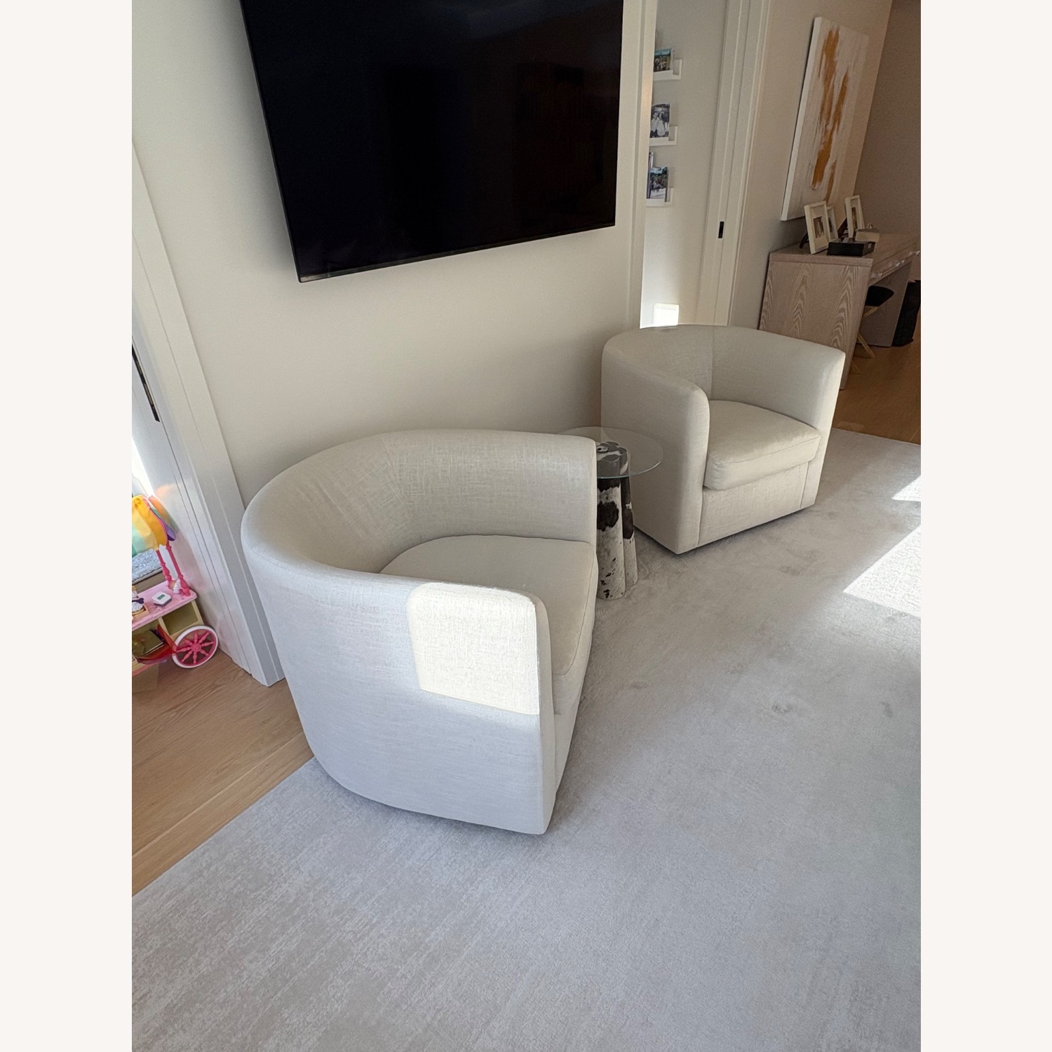 Calvin Klein Swivel Chair Set - image-6