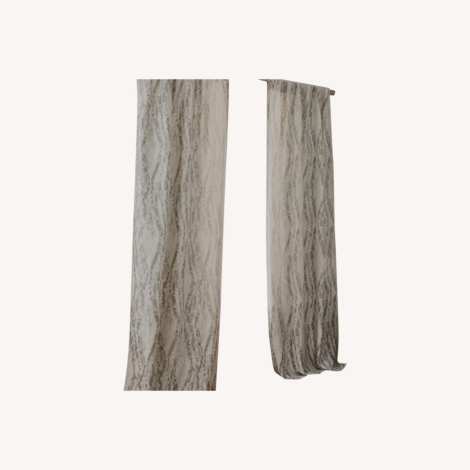 West Elm Bark Curtain Panels Set of 6 - image-4