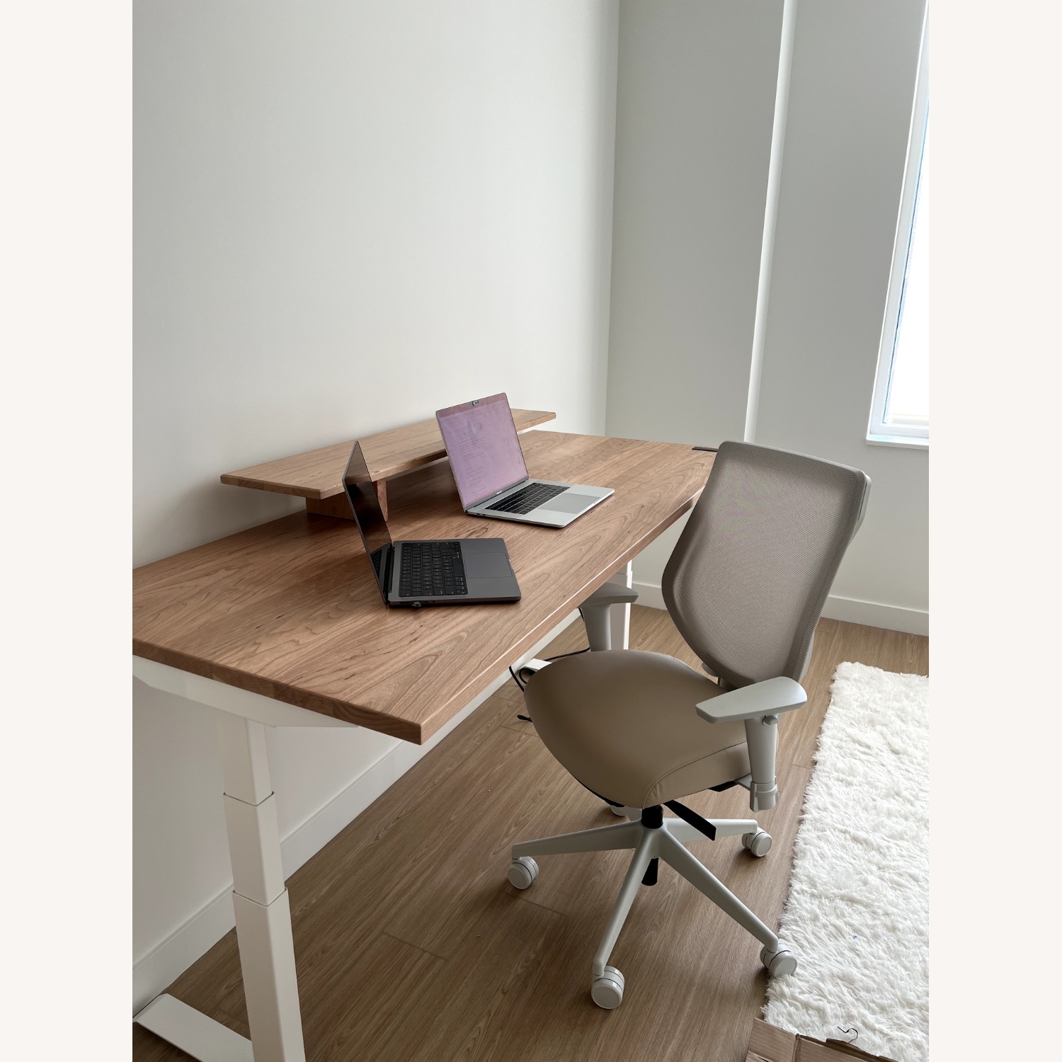 Ergonofis Sway Standing Desk + Desk Shelf - image-5