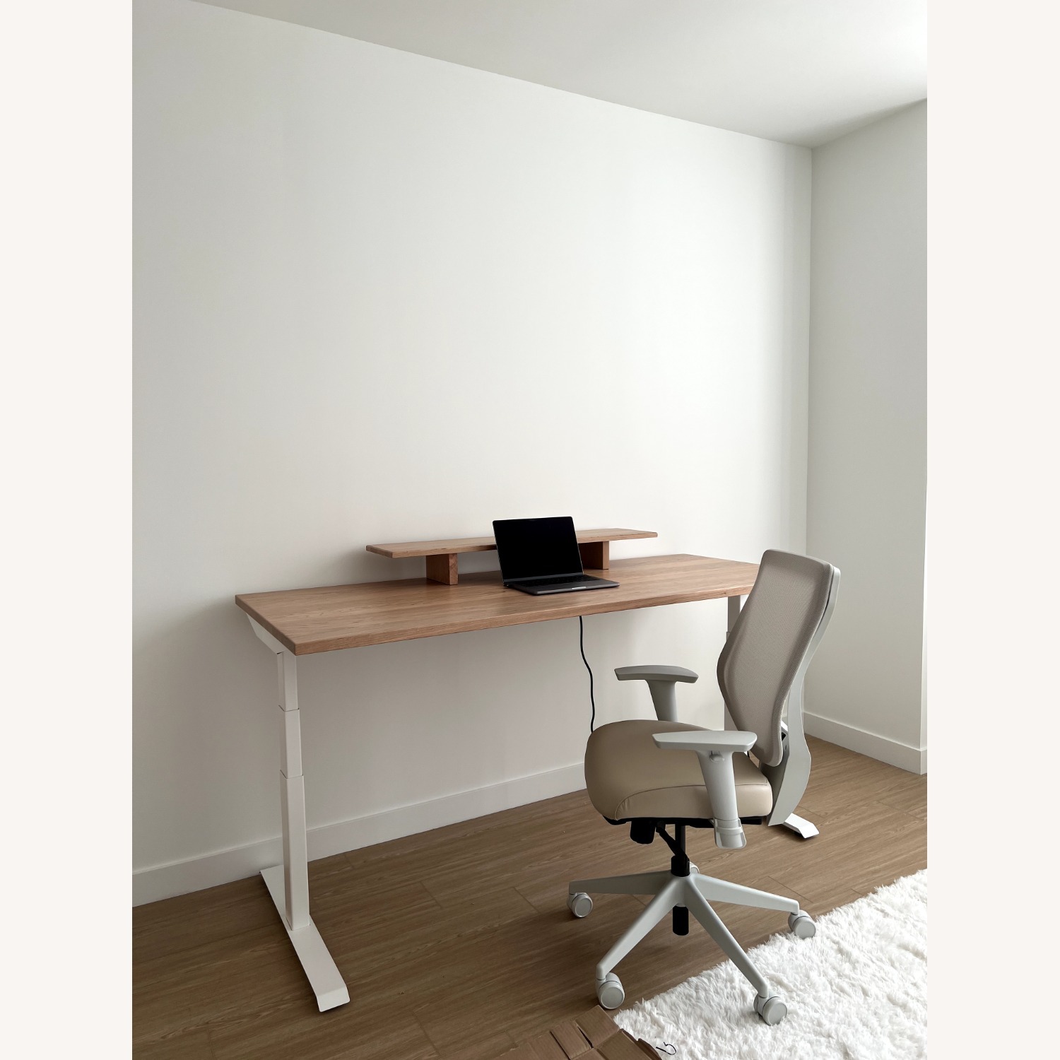 Ergonofis Sway Standing Desk + Desk Shelf - image-1