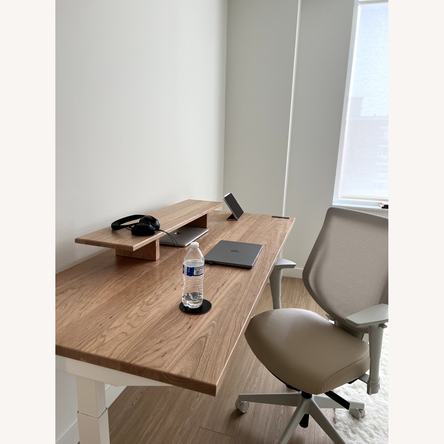 Ergonofis Sway Standing Desk + Desk Shelf - image-2