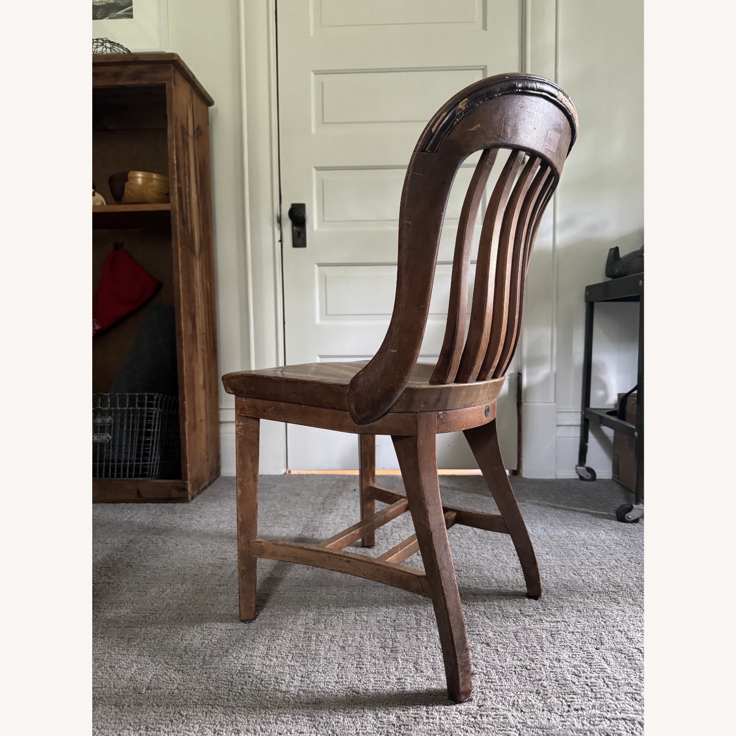 しろくま USA Windsor chair 1780 American Bow-back 7 Spindle Black Original Windsor