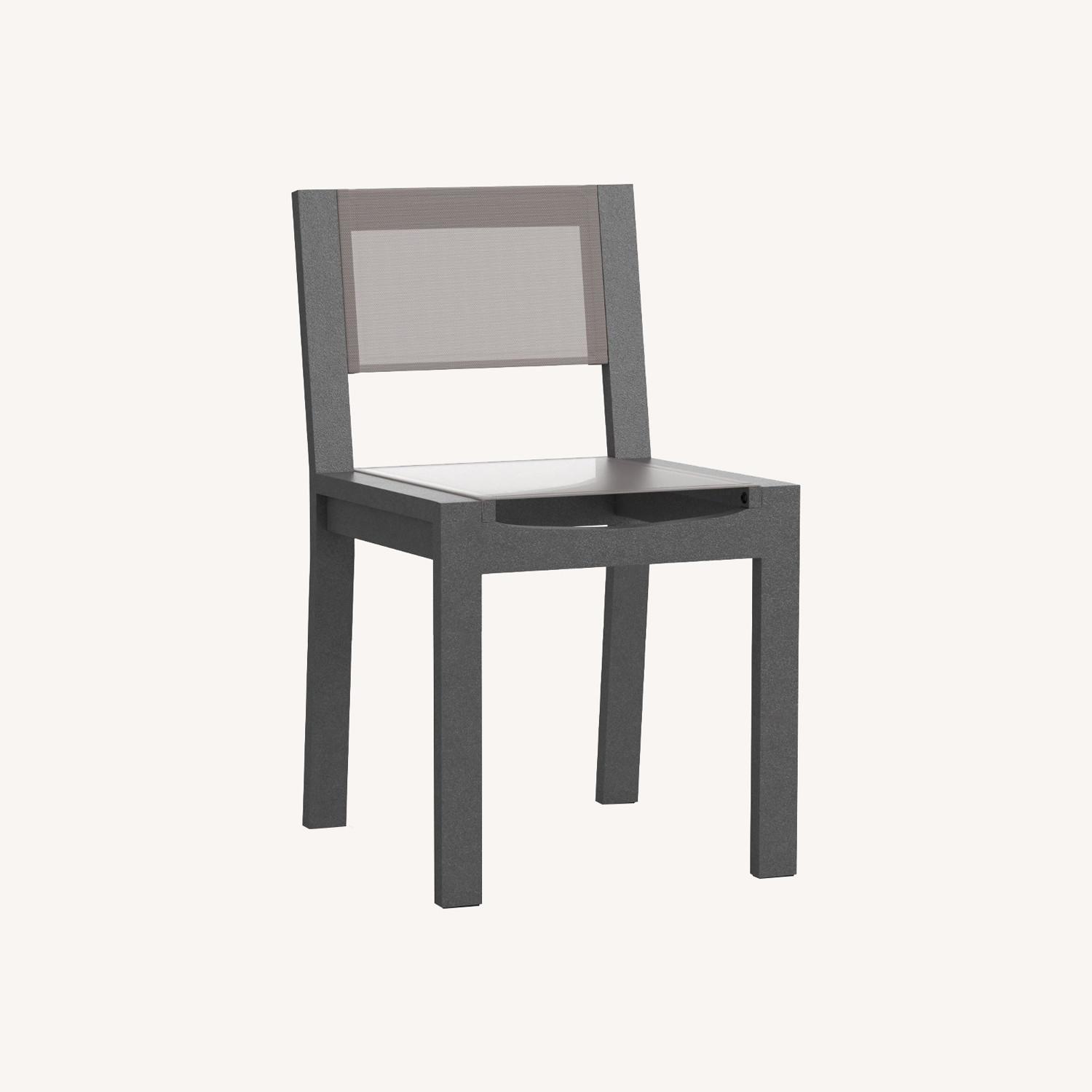 Pottery Barn Indio Metal & Mesh Outdoor Chair - image-0