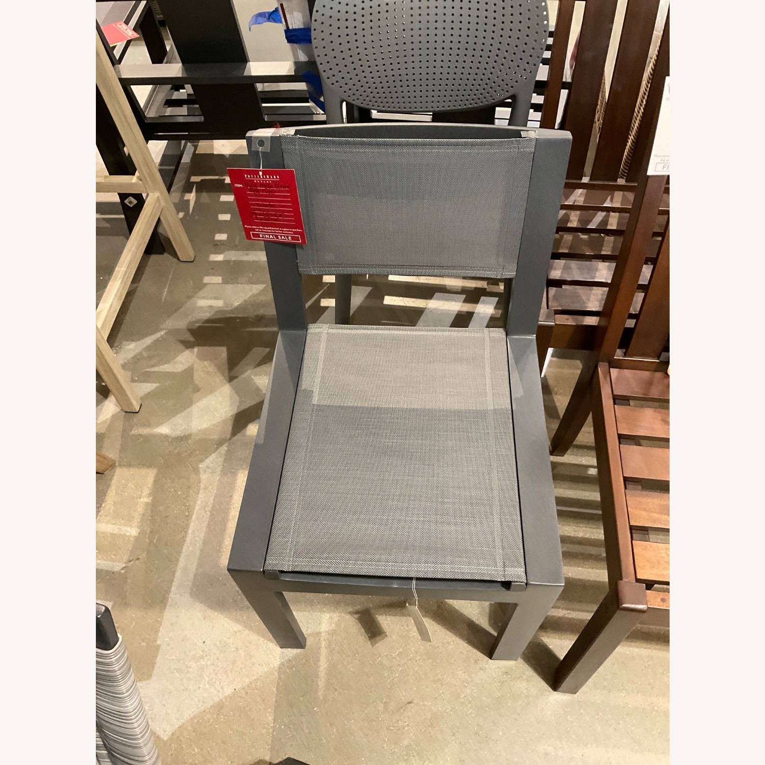 Pottery Barn Indio Metal & Mesh Outdoor Chair - image-4