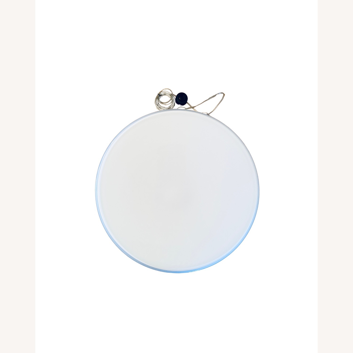 Luminaire WHITE BLOWN GLASS Floor Lamp - image-3