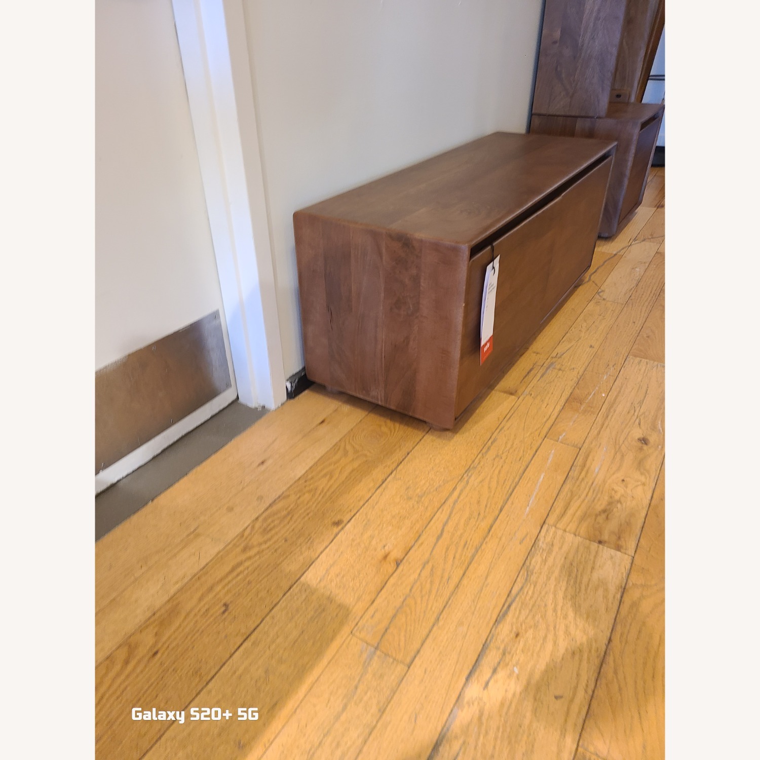 West Elm Anton Solid Wood Entryway Bench - image-3
