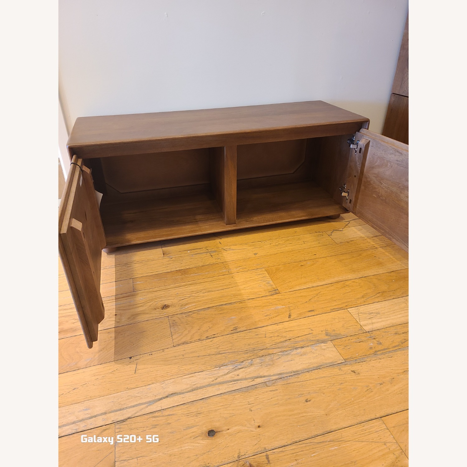 West Elm Anton Solid Wood Entryway Bench - image-2