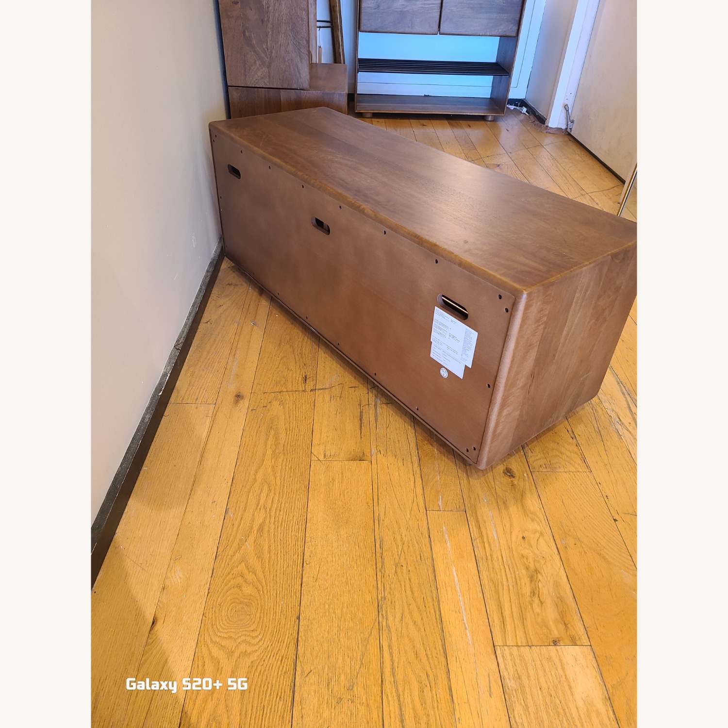 West Elm Anton Solid Wood Entryway Bench - image-4