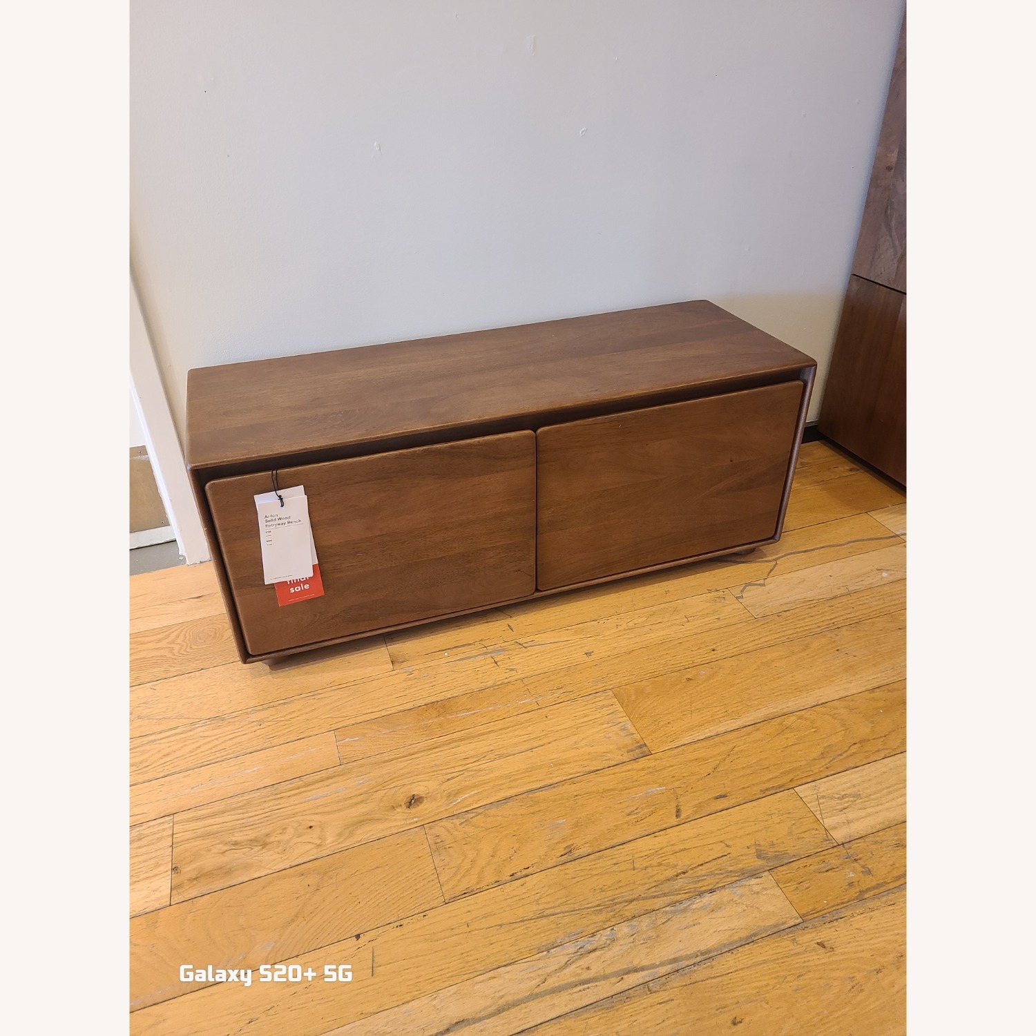 West Elm Anton Solid Wood Entryway Bench - image-1