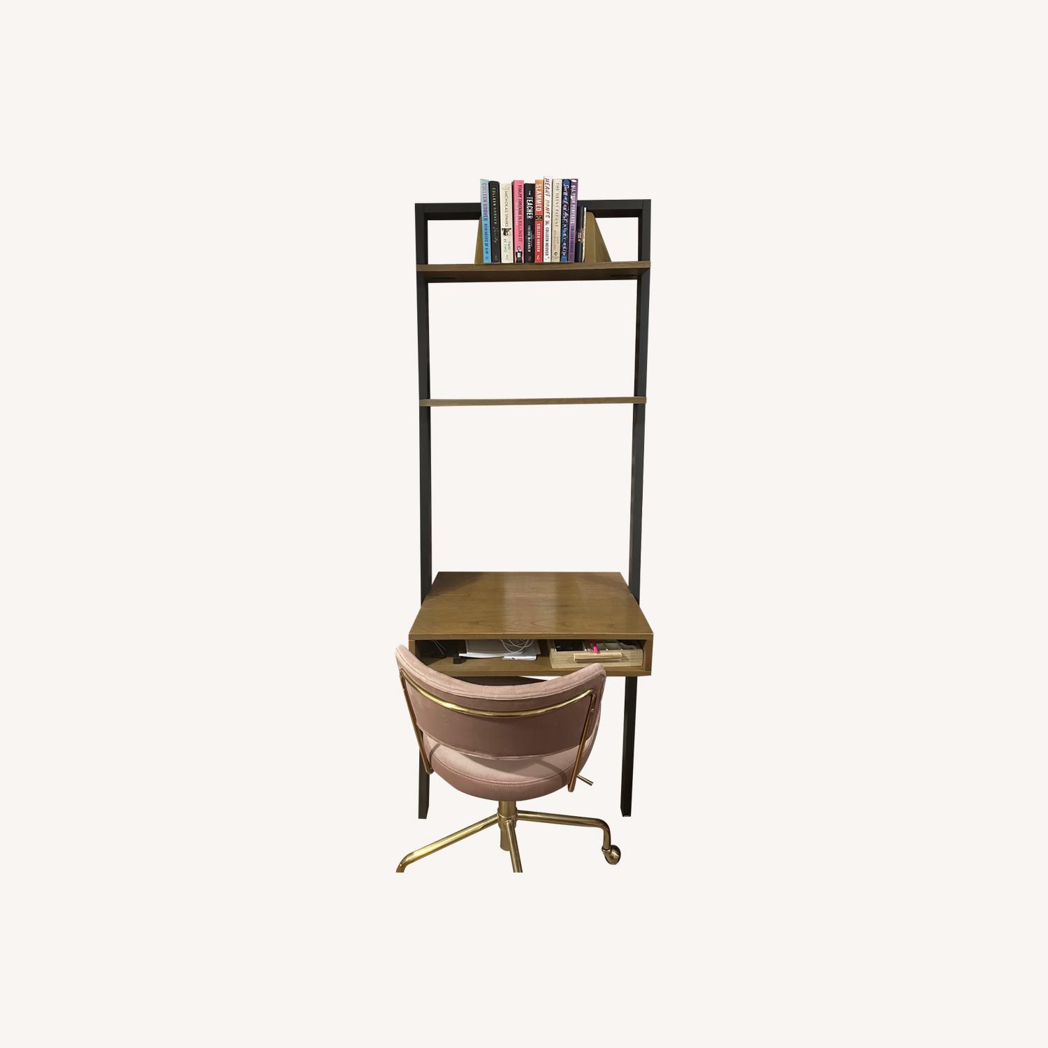 West Elm Wood Ladder Desk - image-0