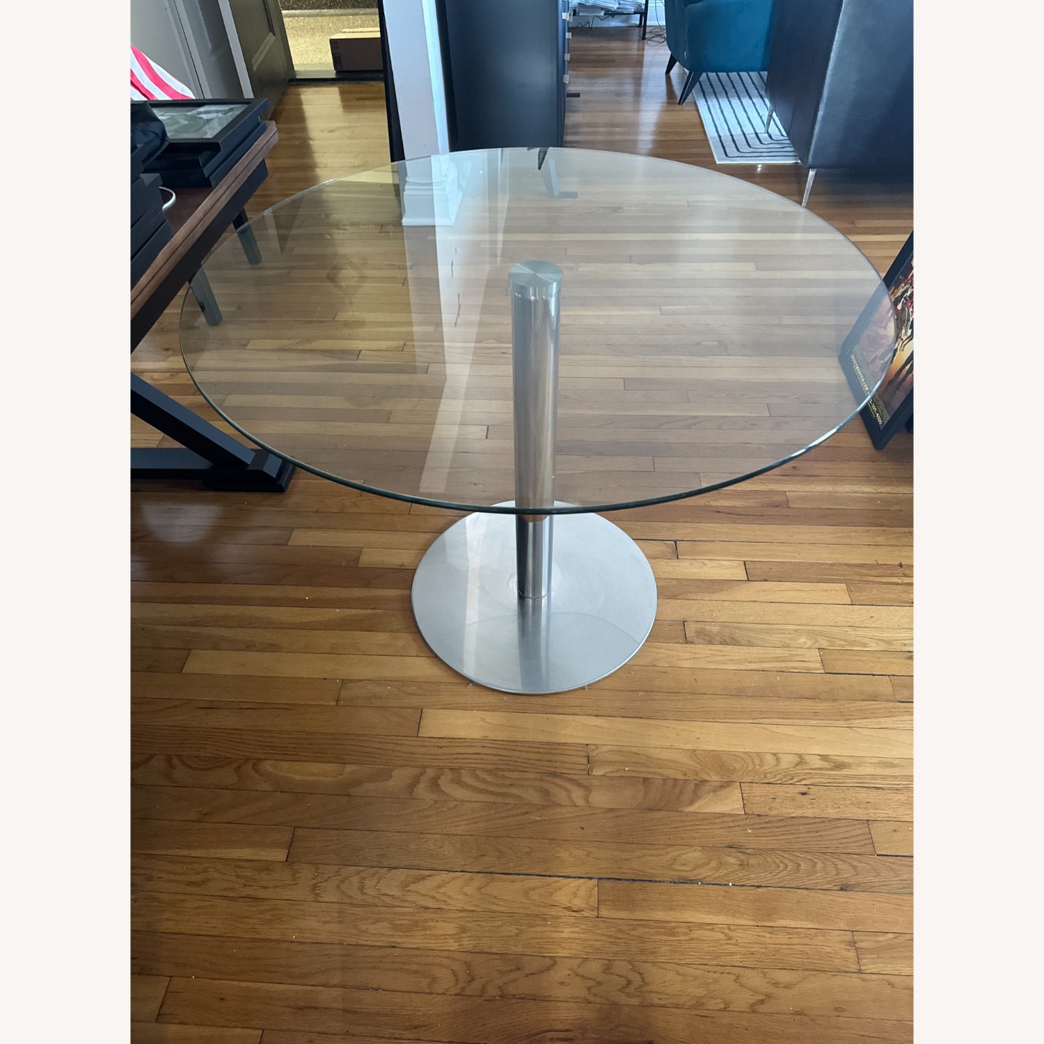 John Lewis Glass Table AptDeco
