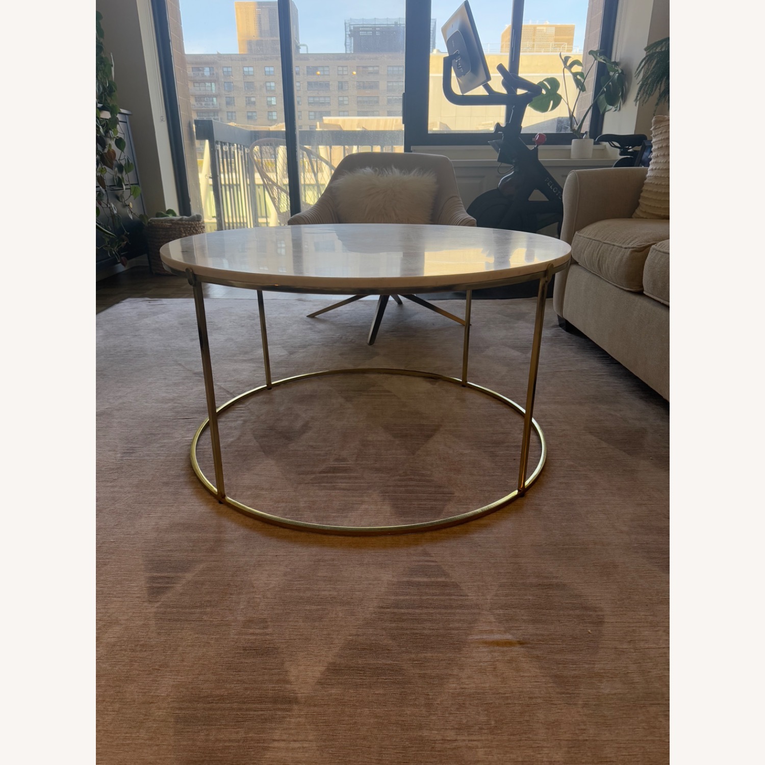 Anthropologie Leavenworth Marble Coffee Table - image-3