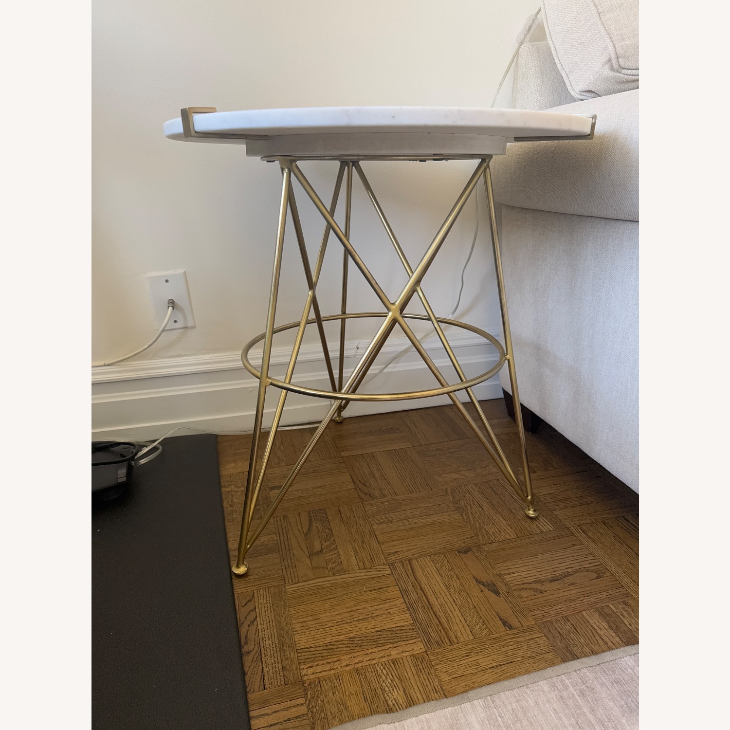 Anthropologie Grayson Marble Side Table