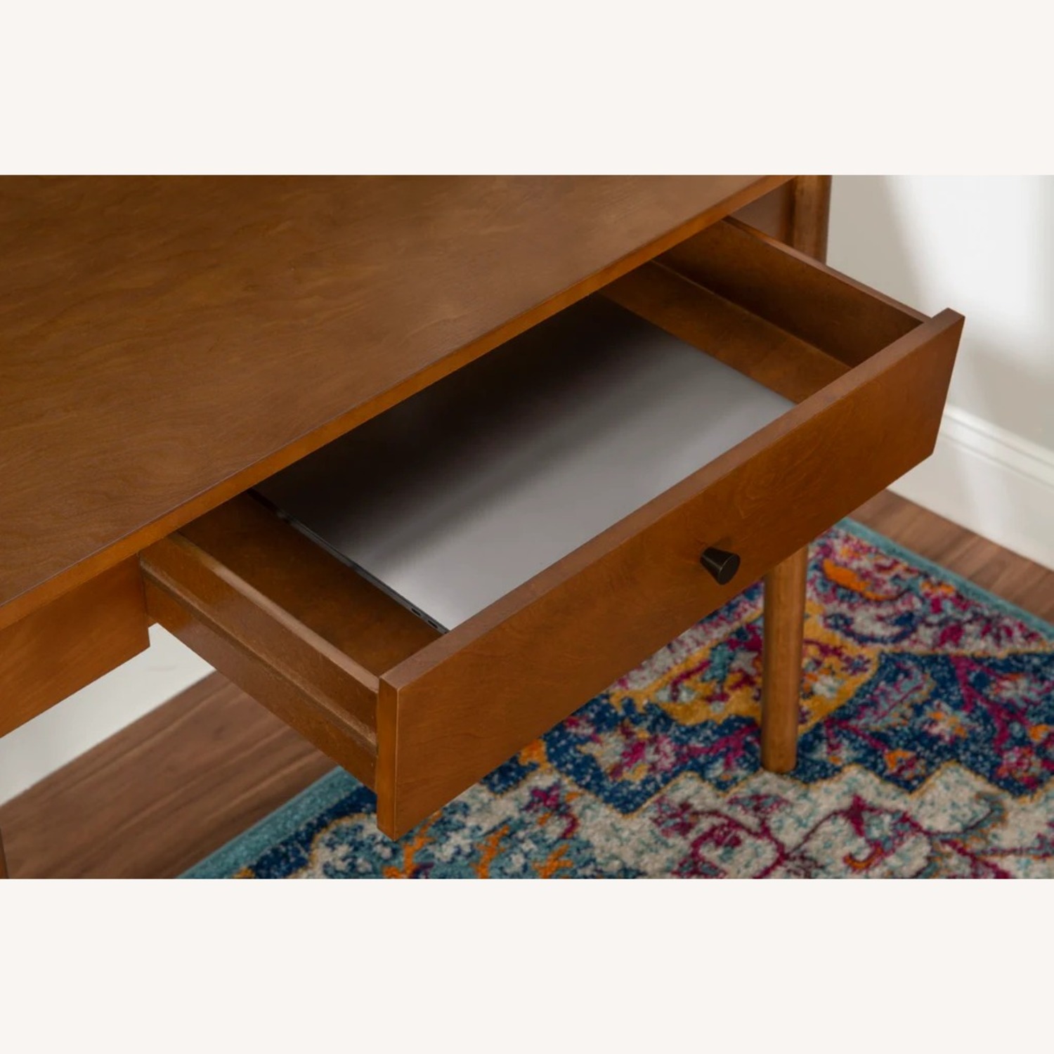 Target Mid-Century Desk with Drawer - image-5