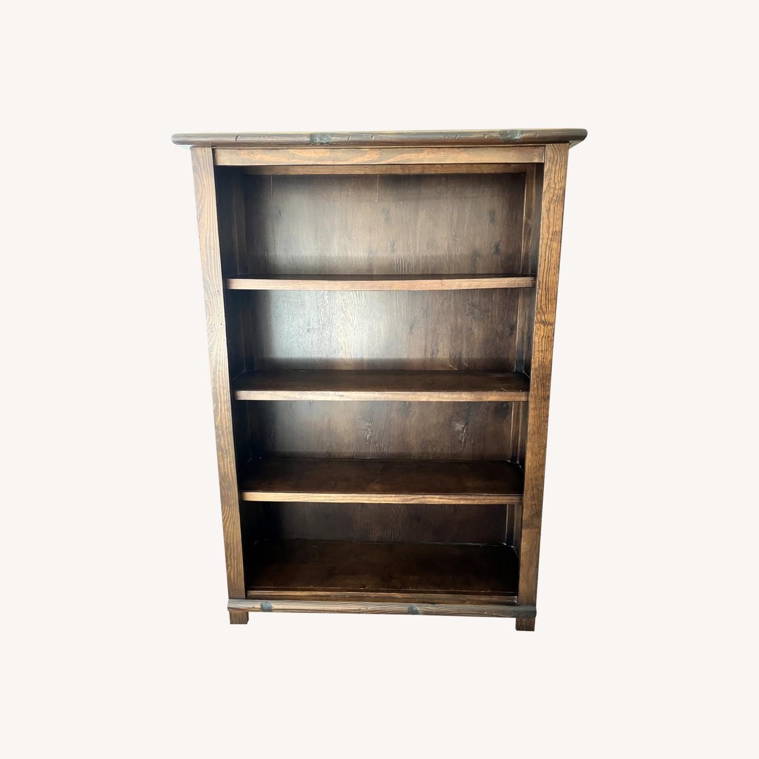 4-Shelf Wooden Bookcase - image-0