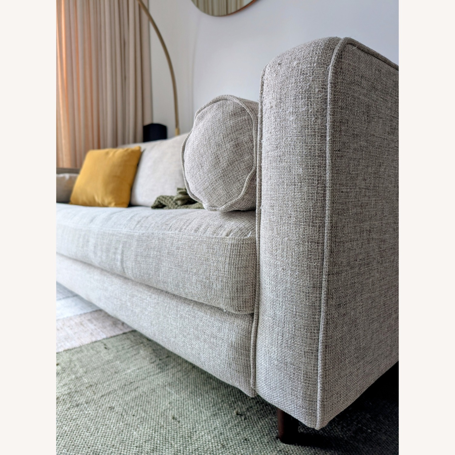 Article Sven 88" Tufted Sofa - Birch Ivory - image-4