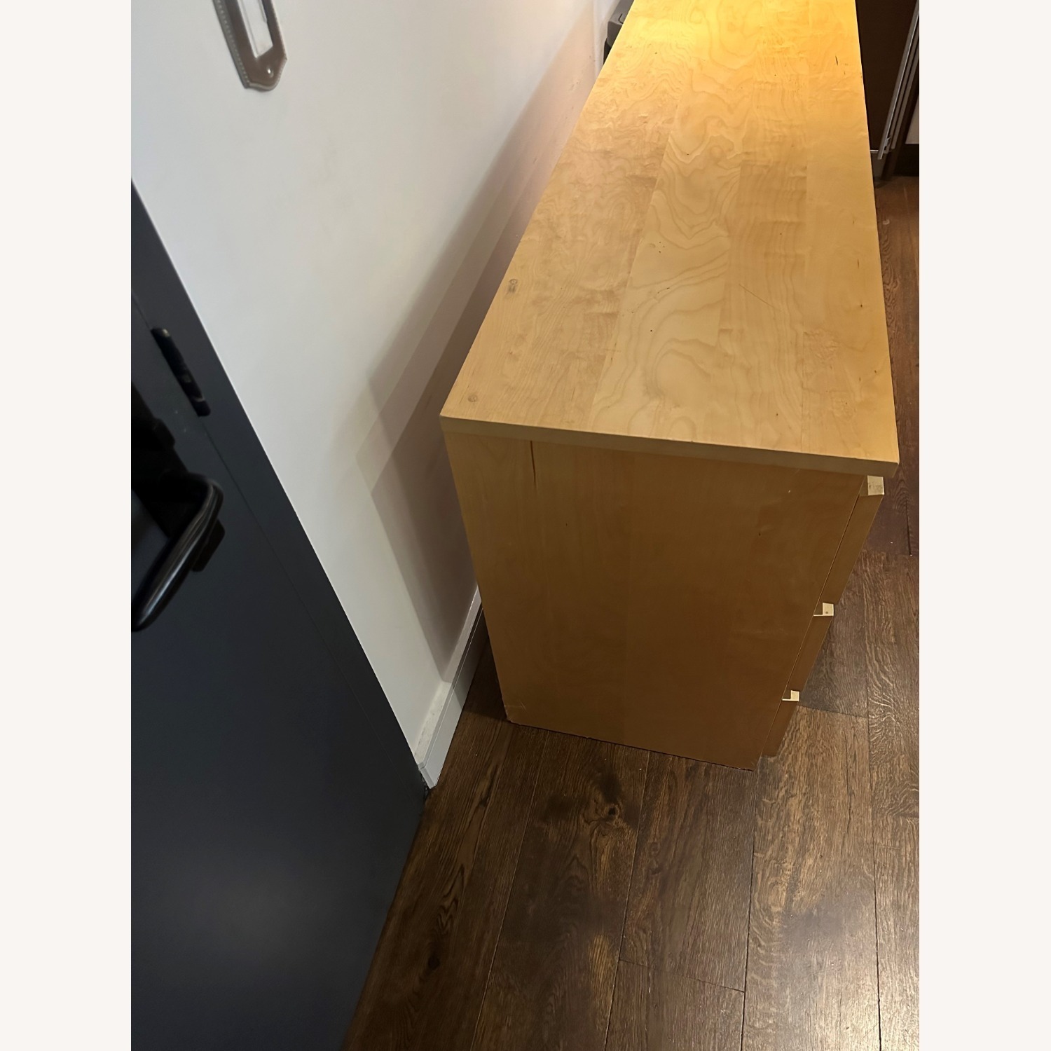 IKEA MALM 6-drawer Dresser, Stained Oak Veneer - image-2