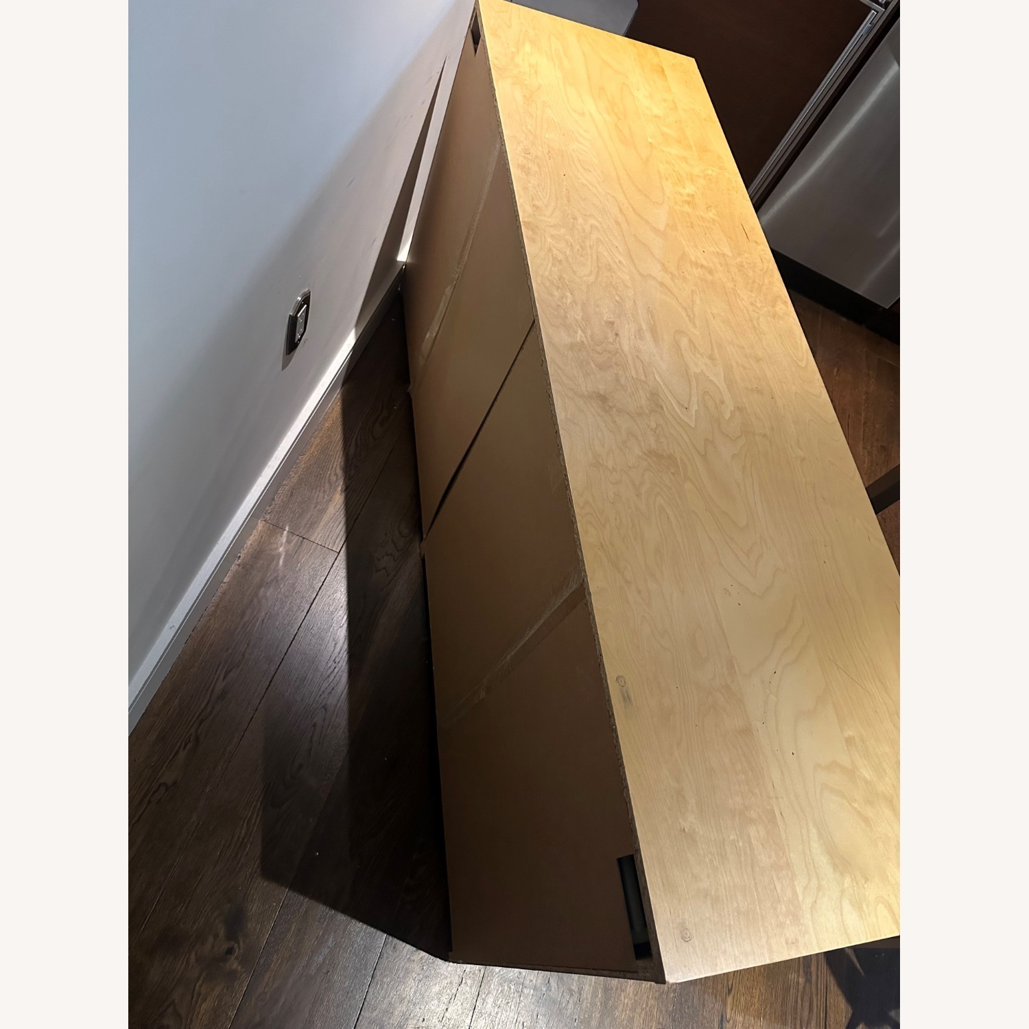 IKEA MALM 6-drawer Dresser, Stained Oak Veneer - image-1