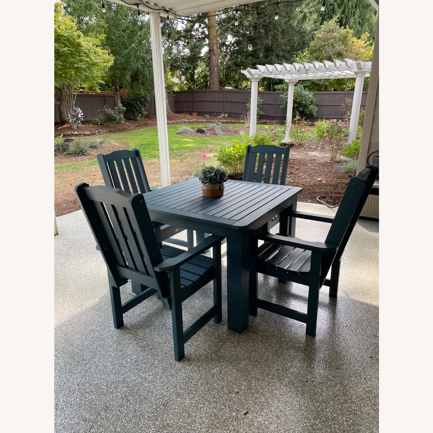 Highwood Polywood Outdoor Dining Set - image-1