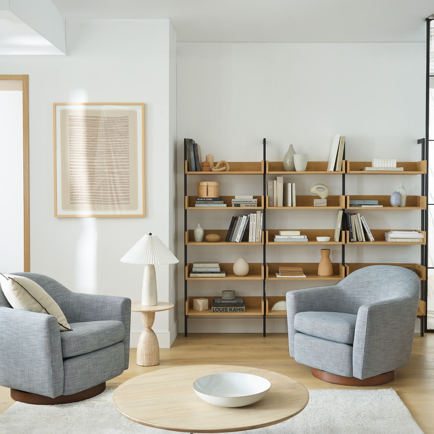 West Elm Haven Swivel Chair - image-2