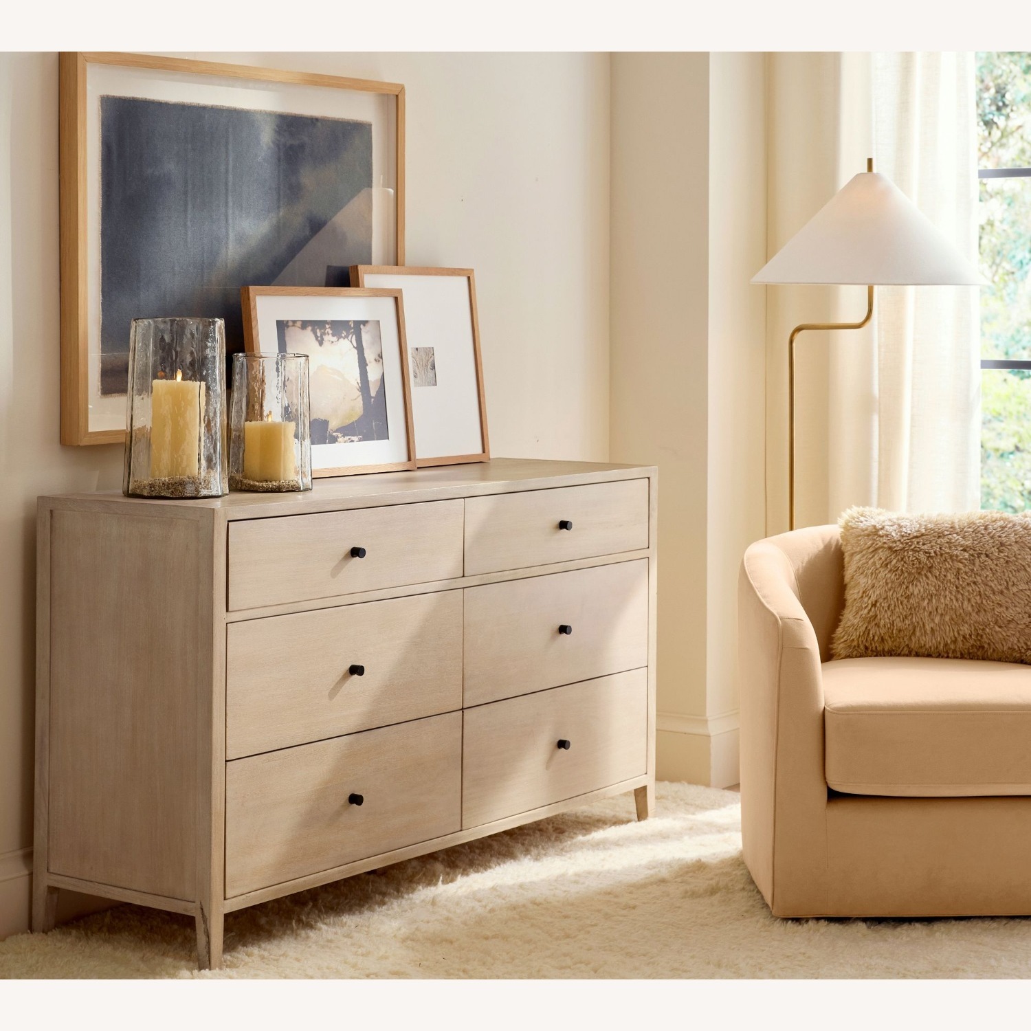 Pottery Barn Rylee 6-Drawer Dresser (60") - image-7