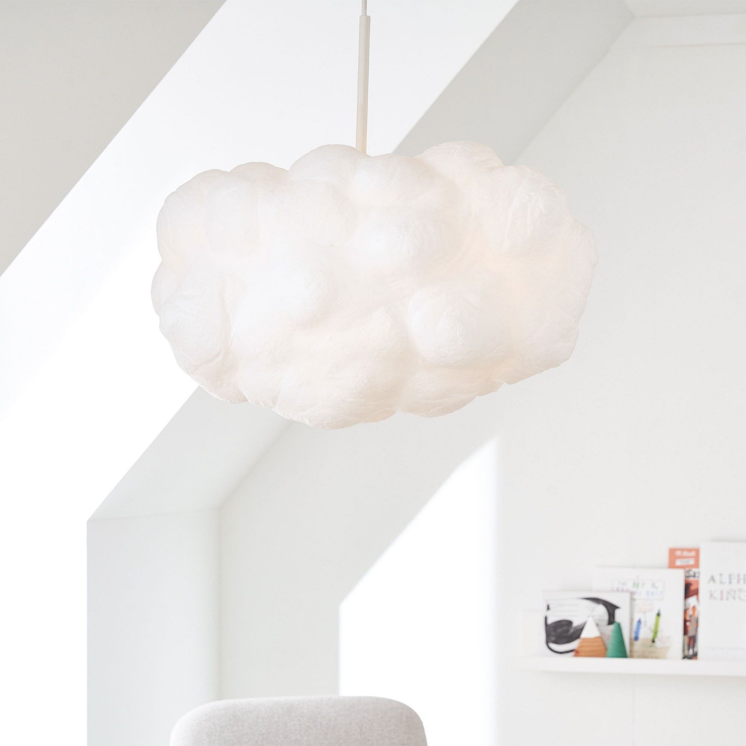 West Elm Fluffy Cloud Pendant (22") - image-2