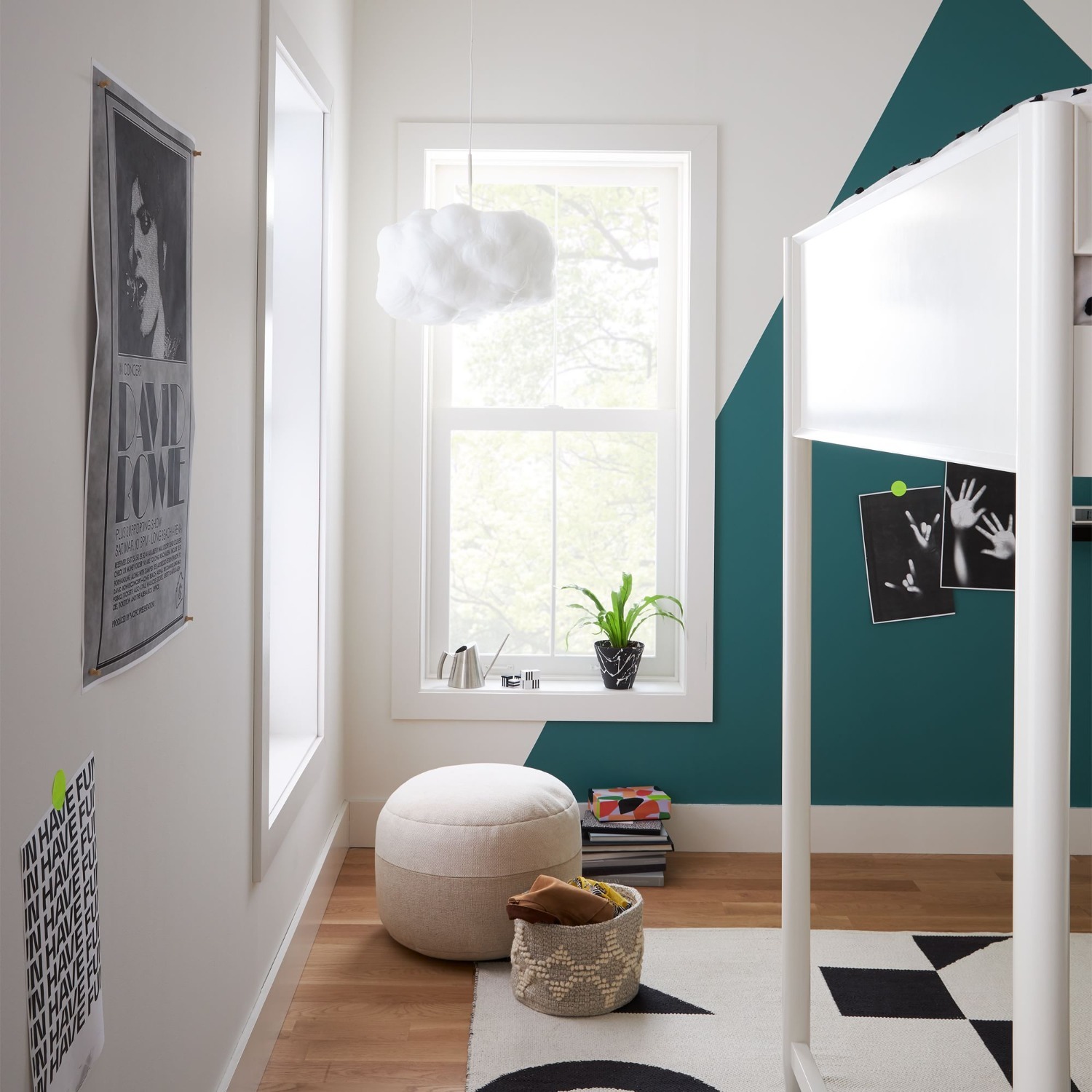 West Elm Fluffy Cloud Pendant (22") - image-1