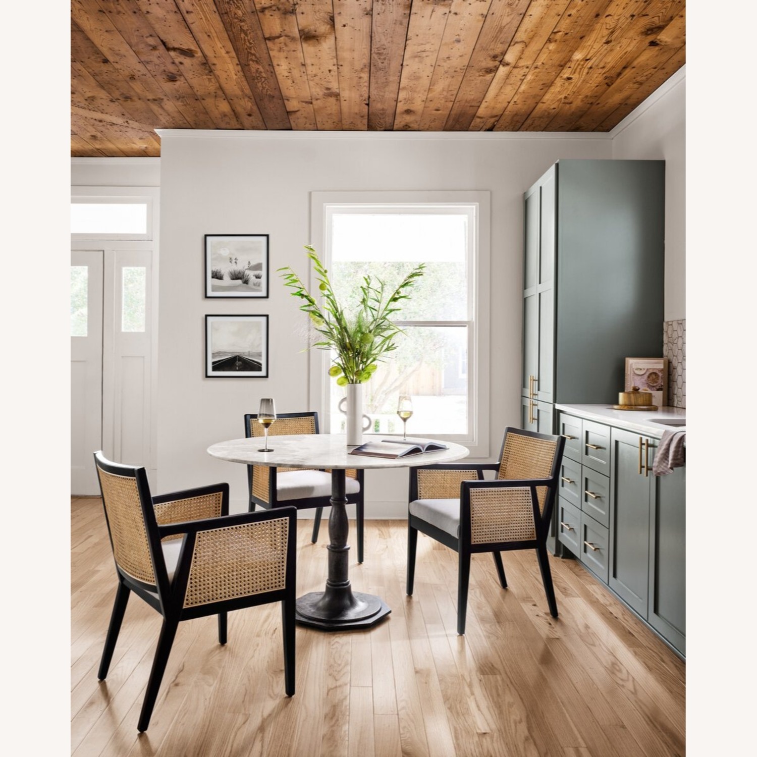 Lucy Round Marble Dining Table (48") - image-1