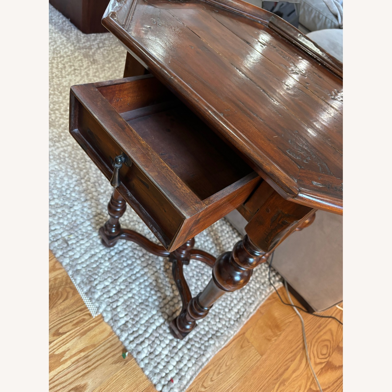 Pair of Baroque Style Side Tables - image-9