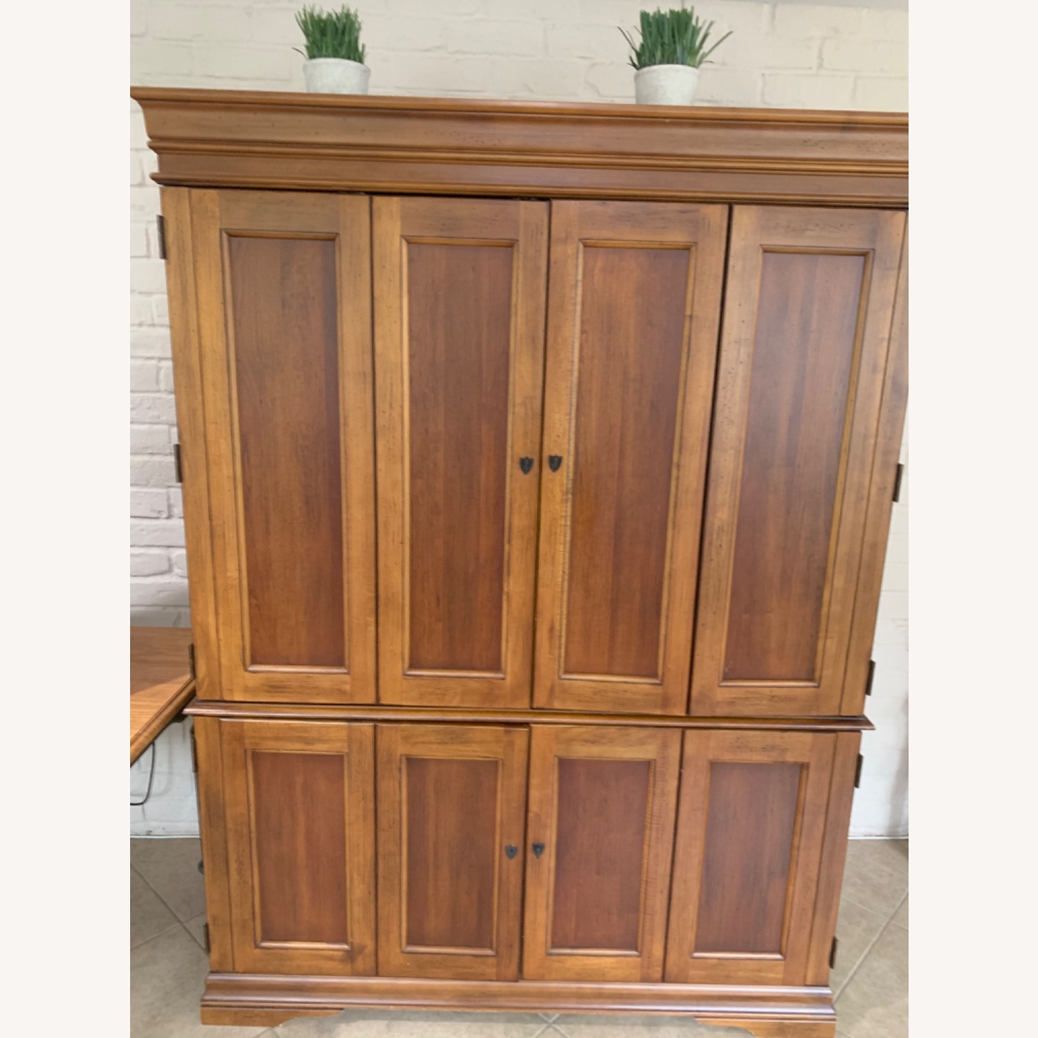 Computer Credenza/Hutch - image-1