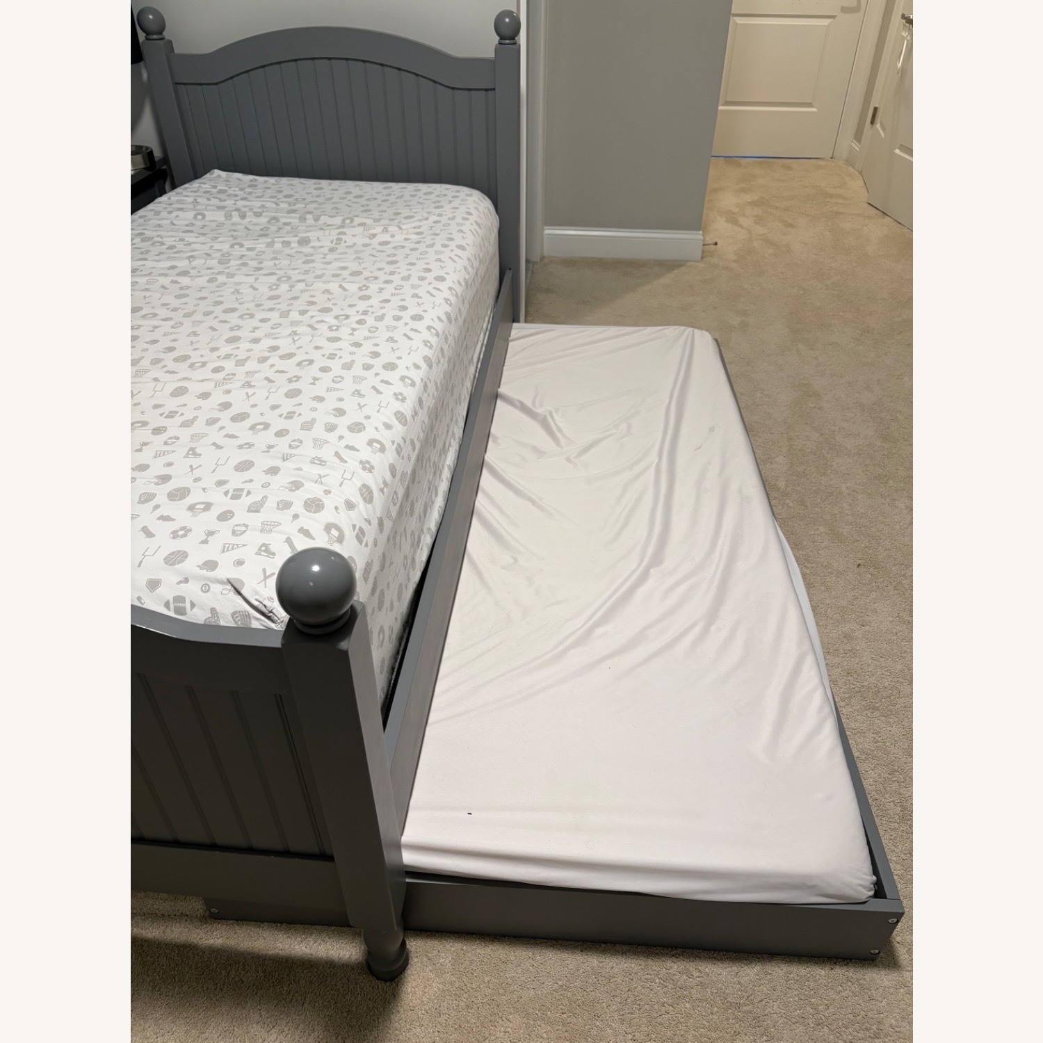 Pottery Barn Kids Catalina Twin Bed & Trundle Bed - image-1