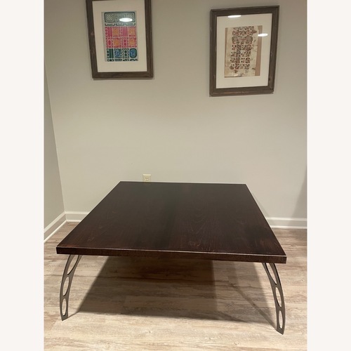 Used Balboa Square Coffee Table in Wenge Finish for sale on AptDeco