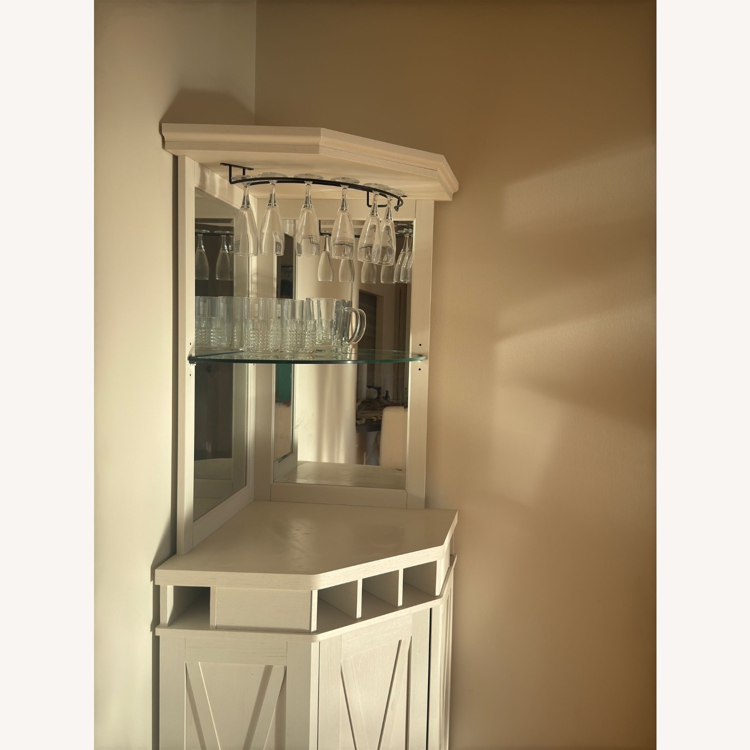 Wayfair Adam 72" Height Corner Bar with Wine Storage - image-2
